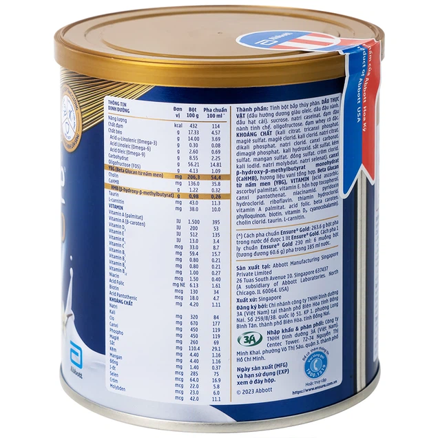 Sữa Ensure Gold 380g