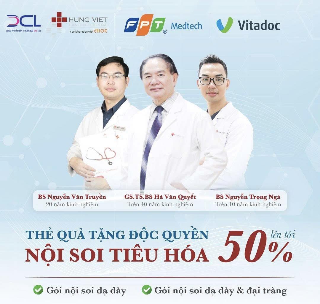 KHÁM TIÊU HÓA CÙNG CHUYÊN GIA – NHẬN ƯU ĐÃI LÊN TỚI 50%