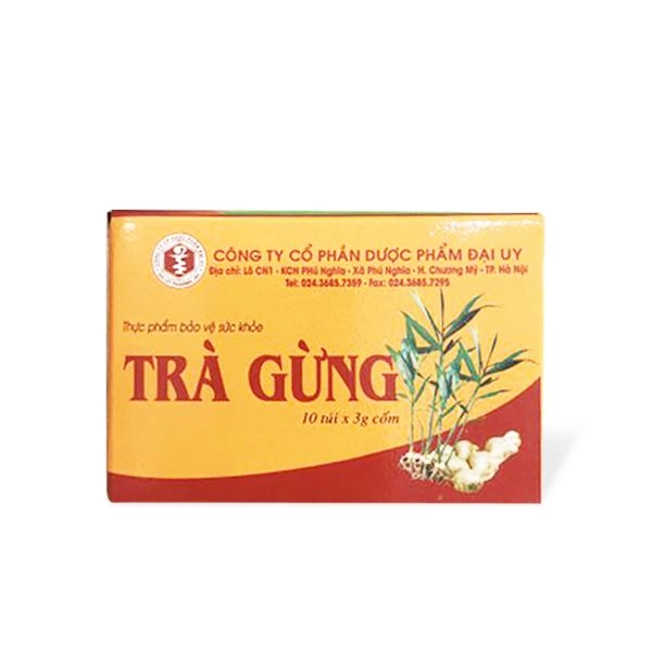 Trà gừng Đại Uy (Hộp 10 túi x 3g)