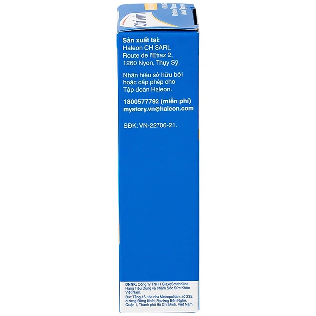 Thuốc xịt mũi Otrivin 0.05% GSK giảm triệu chứng nghẹt mũi, viêm mũi dị ứng (10ml)