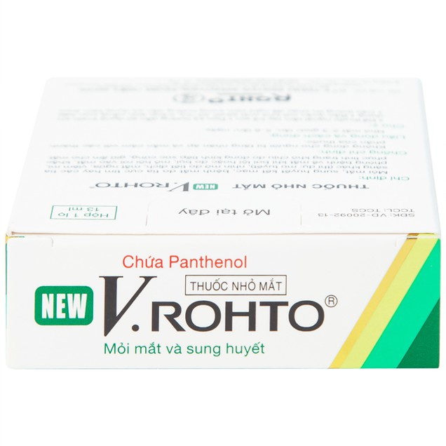 Thuốc nhỏ mắt New V.Rohto điều trị mỏi mắt, sung huyết kết mạc (13ml)