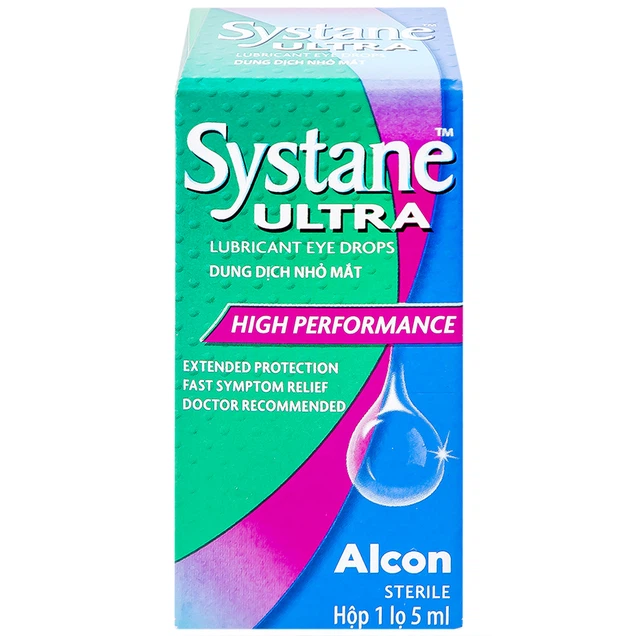 Thuốc nhỏ mắt Systane Ultra Alcon giảm các chứng rát và kích ứng do khô mắt (5ml