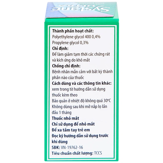 Thuốc nhỏ mắt Systane Ultra Alcon giảm các chứng rát và kích ứng do khô mắt (5ml