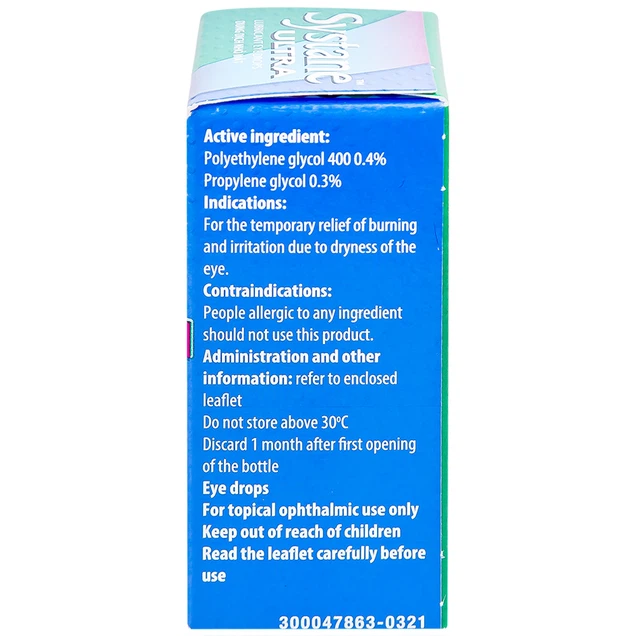 Thuốc nhỏ mắt Systane Ultra Alcon giảm các chứng rát và kích ứng do khô mắt (5ml