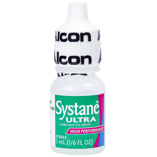 Thuốc nhỏ mắt Systane Ultra Alcon giảm các chứng rát và kích ứng do khô mắt (5ml