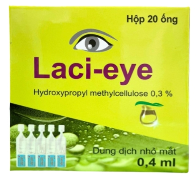 Dung dịch nhỏ mắt Laci-eye CPC1 (Hộp 20 ống)