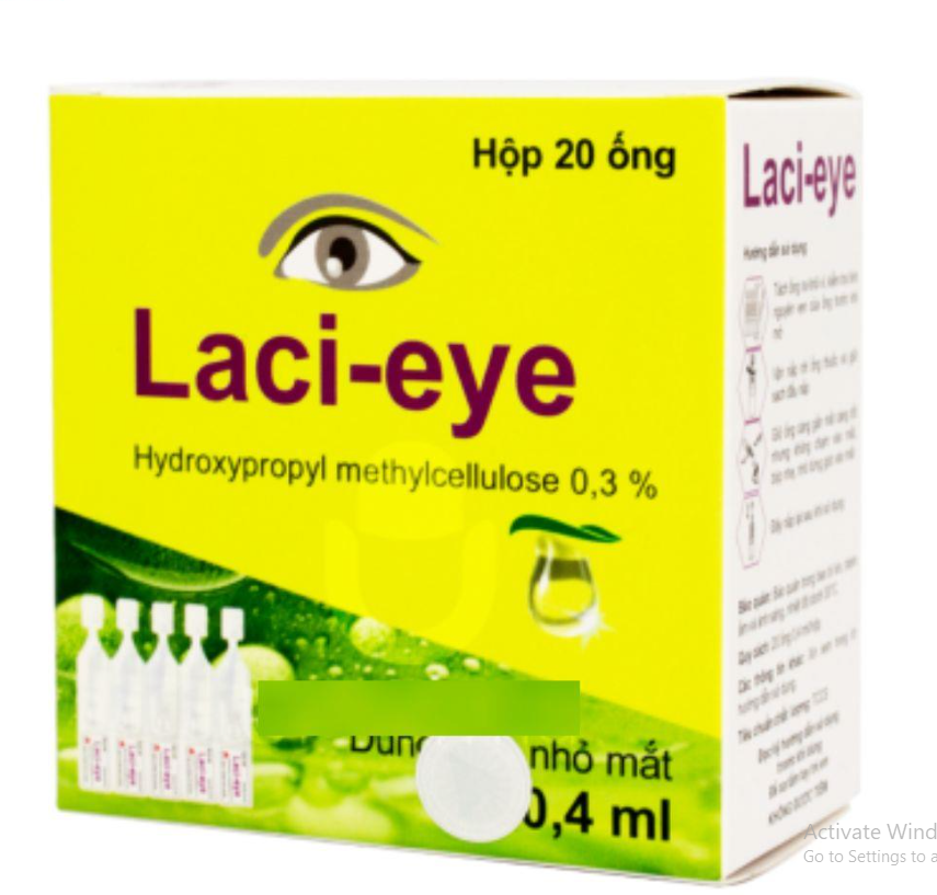 Dung dịch nhỏ mắt Laci-eye CPC1 (Hộp 20 ống)