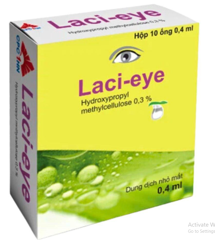 Dung dịch nhỏ mắt Laci-eye CPC1 (Hộp 20 ống)