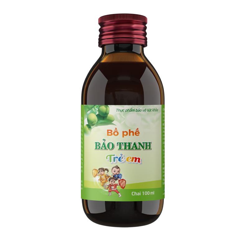 Siro Bảo Thanh hỗ trợ bổ phế cho trẻ (Lọ 100ml)