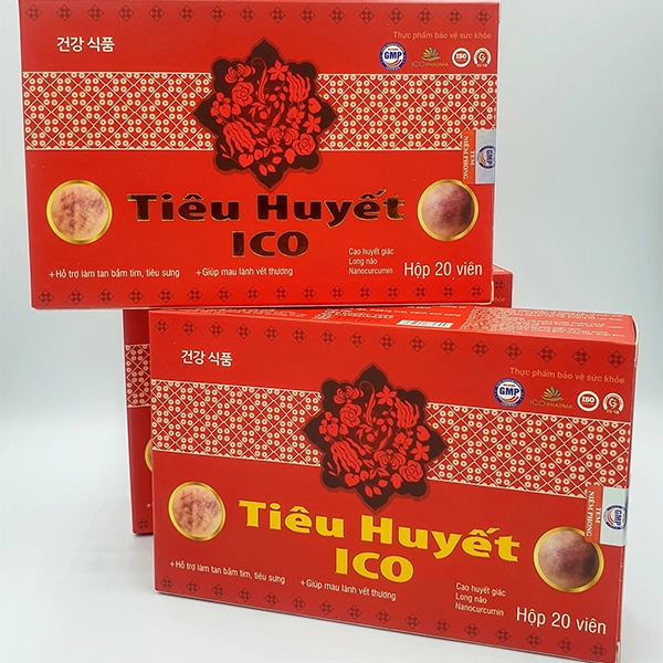 Tiêu huyết Ico (Hộp 2 vỉ x 10 viên)