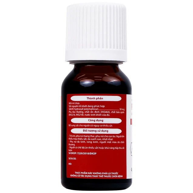 Dung dịch uống Femalto Novocare bổ sung sắt do thiếu sắt (15ml)