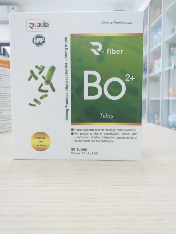 Chất Xơ R-fiber Bo2+ Rechoice (Hộp 20 ống x 10ml)- hộp