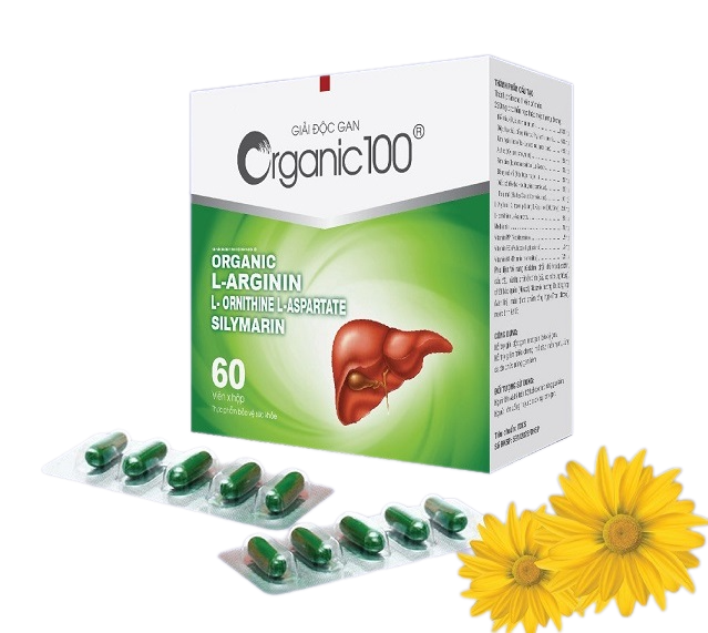 Giải độc gan Organic100 (Hộp 12 vỉ x 5 viên)- viên