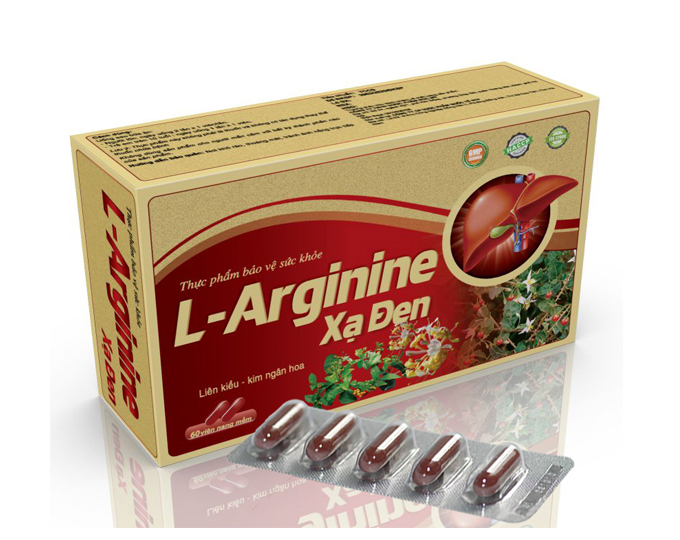 L-arginine xạ đen Đức Mỹ (Hộp 12 vỉ x 5 viên)
