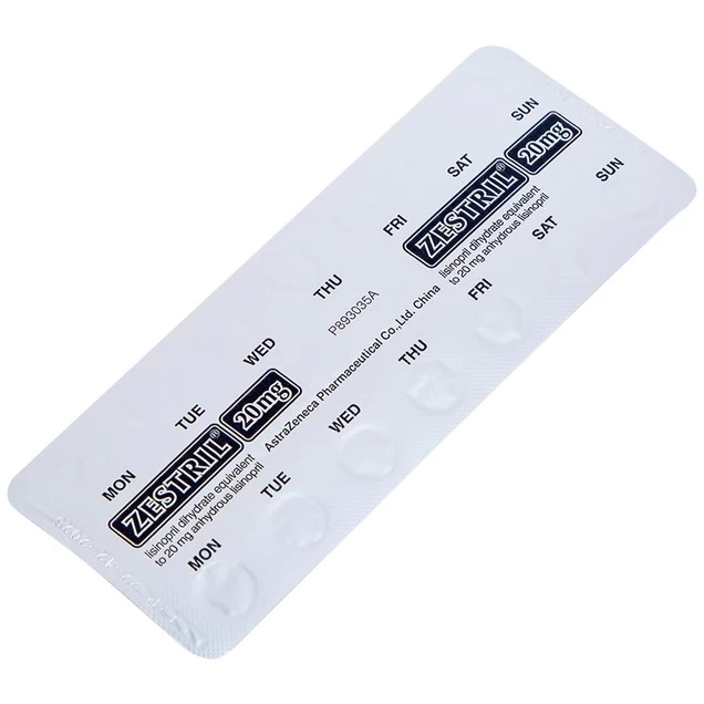 Zestril 20mg AstraZeneca (H/28v)