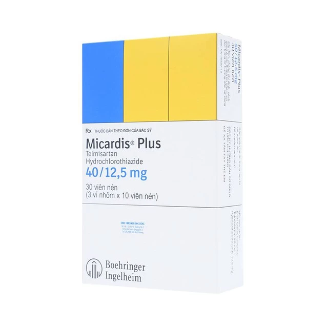 Micardis Plus 40mg/12.5mg, Boehringer (H/30v)