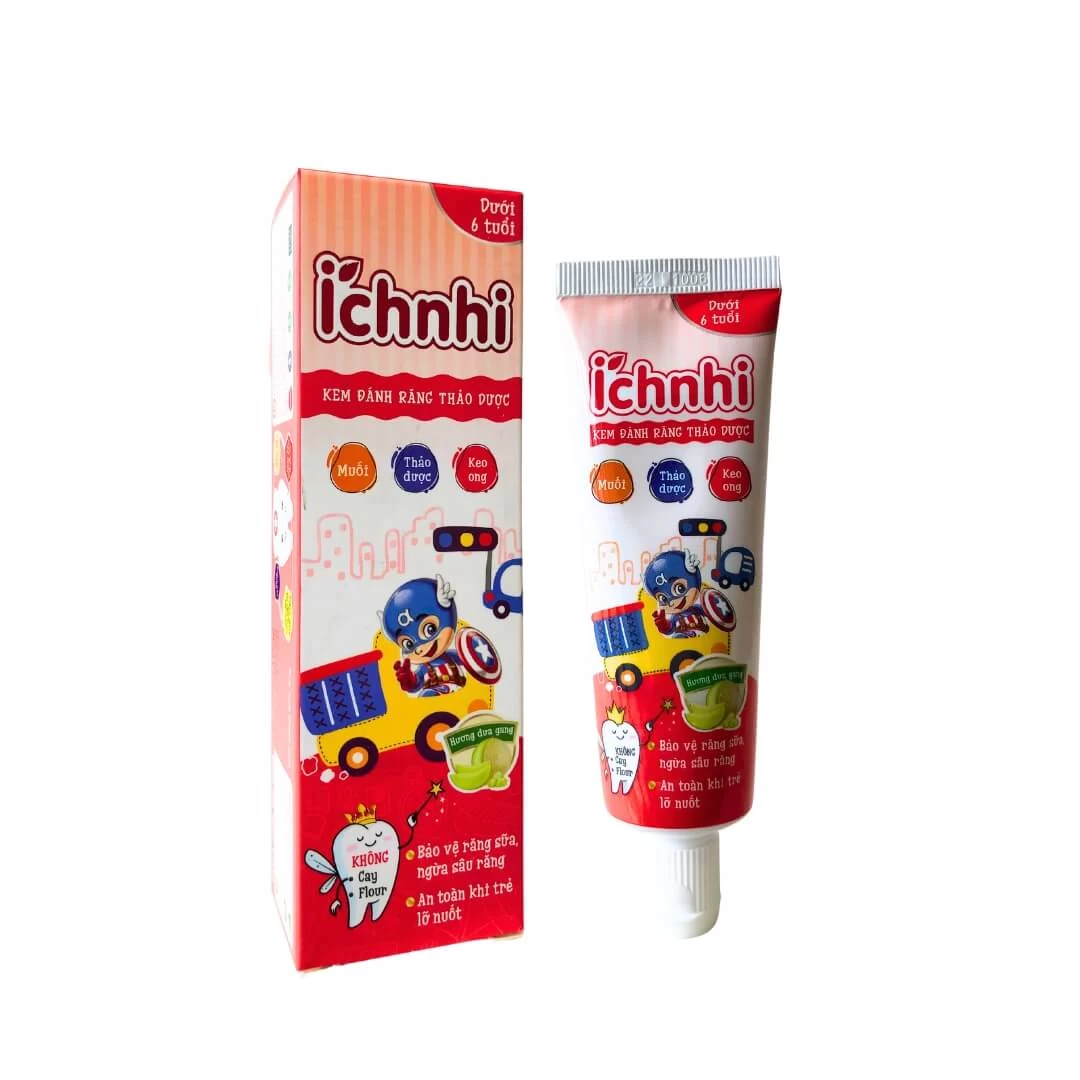 KĐR thảo dược Ích Nhi trẻ em dưới 6 tuổi Nam Dược (Hộp 1 tuýp x 50g) (Tuýp)