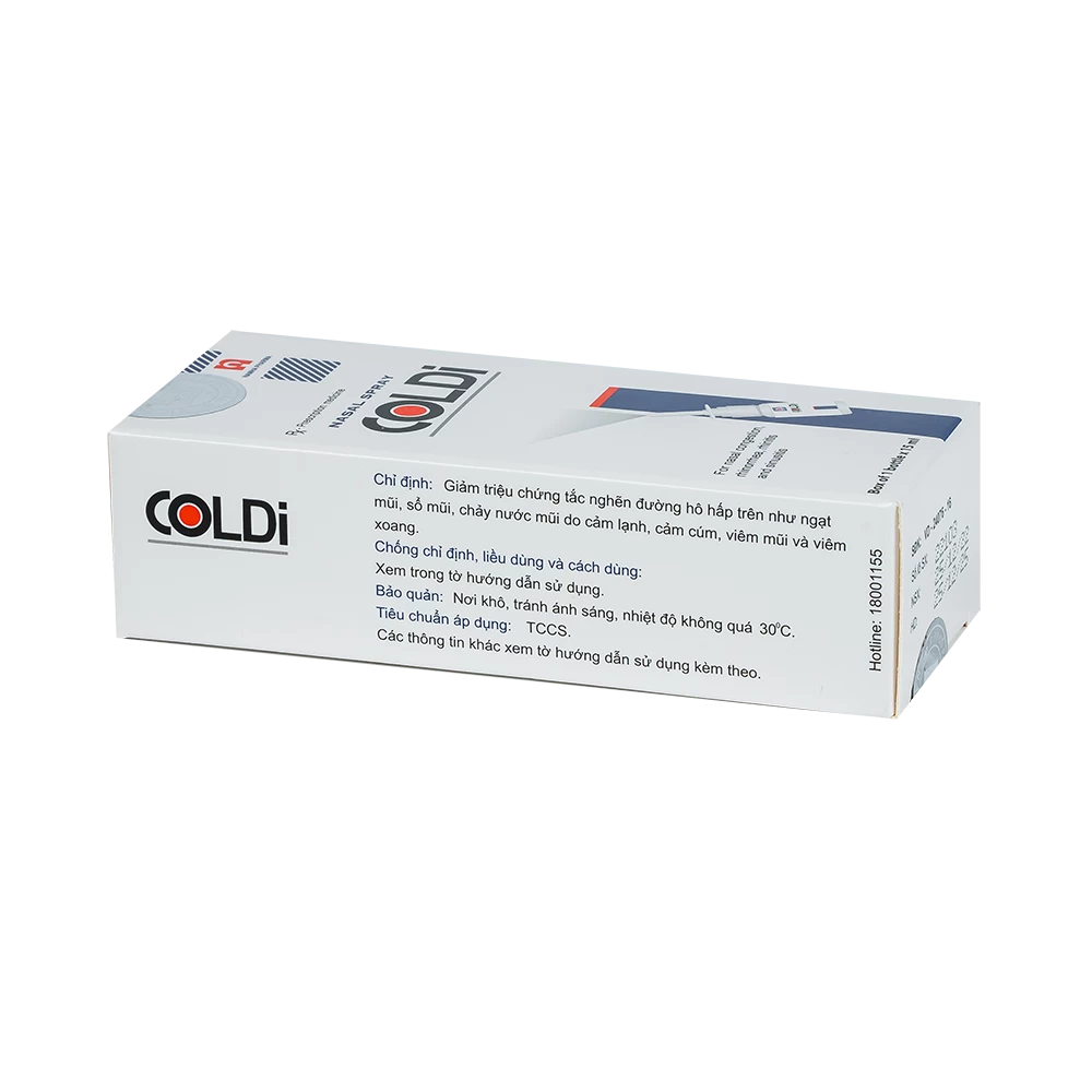 Thuốc xịt mũi Coldi 15ml Nam hà