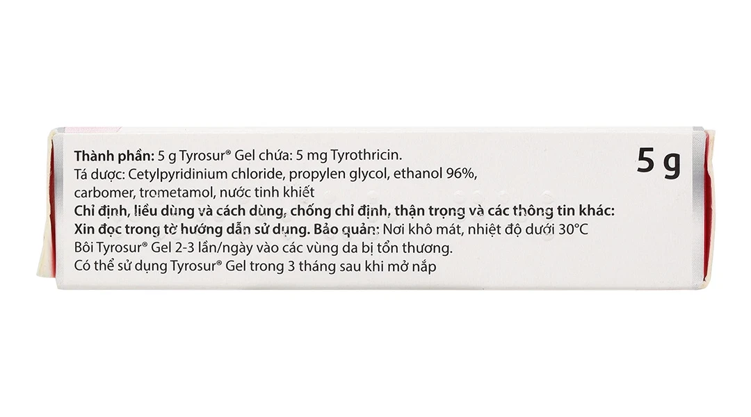 Gel bôi ngoài da Tyrosur Engelhard điều trị và phòng ngừa nhiễm khuẩn (5g)