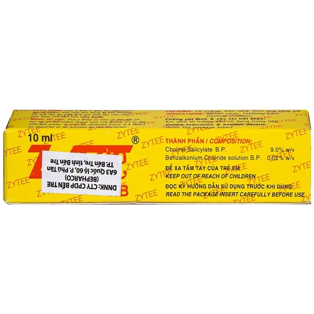 Gel Zytee RB Raptakos sát trùng giảm đau (10ml)