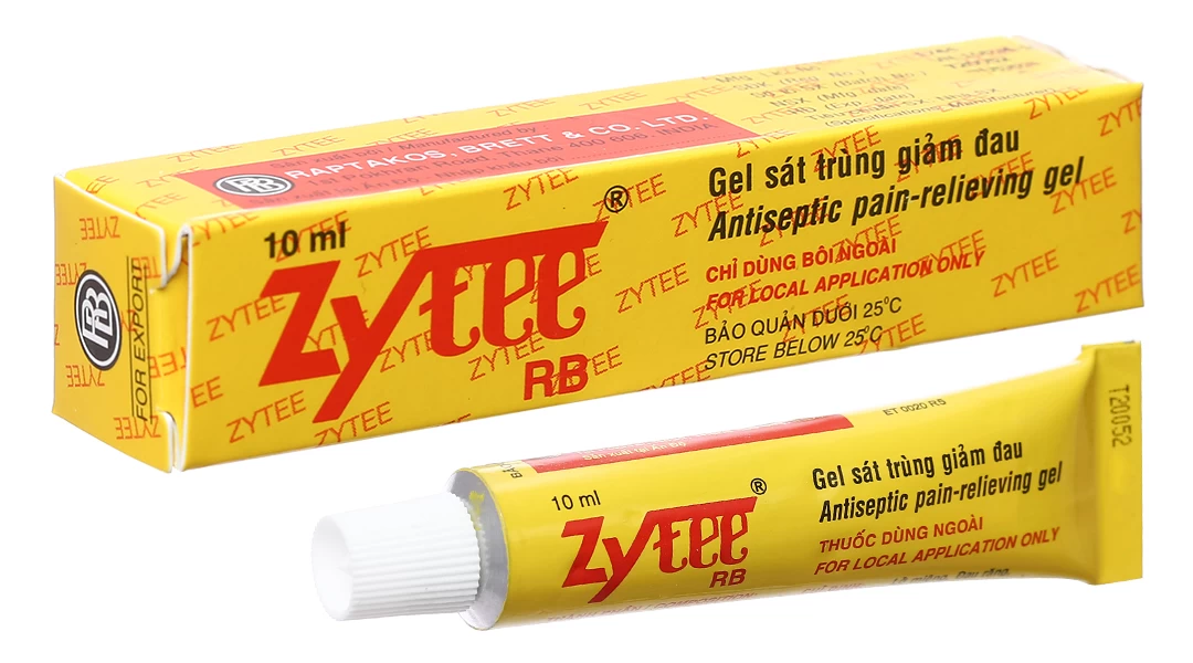 Gel Zytee RB Raptakos sát trùng giảm đau (10ml)