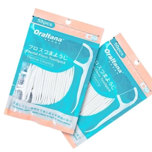 Tăm chỉ nha khoa Oraltana Tanaphar (Gói 50 cái) (gói)