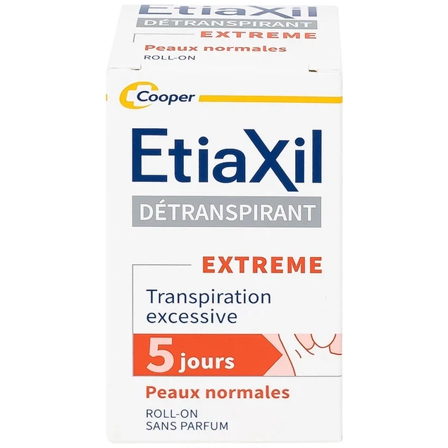 Lăn khử mùi Etiaxil Detranspirant Extreme Peaux Normales giúp khử mùi cơ thể (15ml)