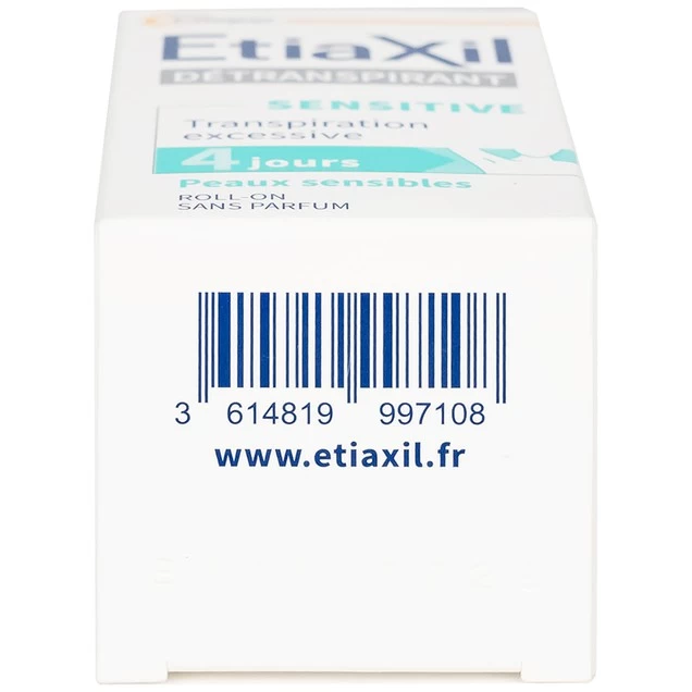Lăn khử mùi cơ thể Etiaxil Detranspirant Aisselles Peaux Sensibles dành cho da nhạy cảm (15ml)