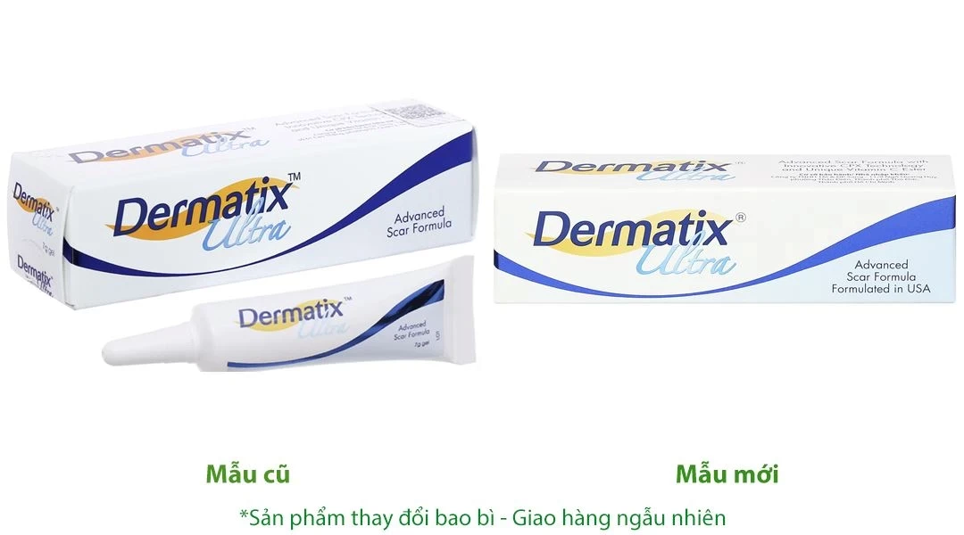 Gel Dermatix Ultra cải thiện hiệu quả sẹo lồi và sẹo phì đại (7g)