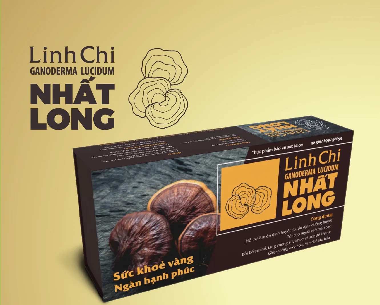 Linh Chi Nhất Long - Hỗ trợ tốt cho người mỡ máu, hỗ trợ ổn định đường huyết, huyết áp