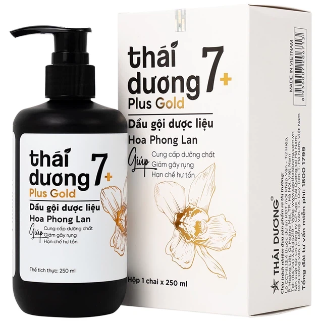 Dầu gội Thái Dương 7 Plus Gold (C/500ml)