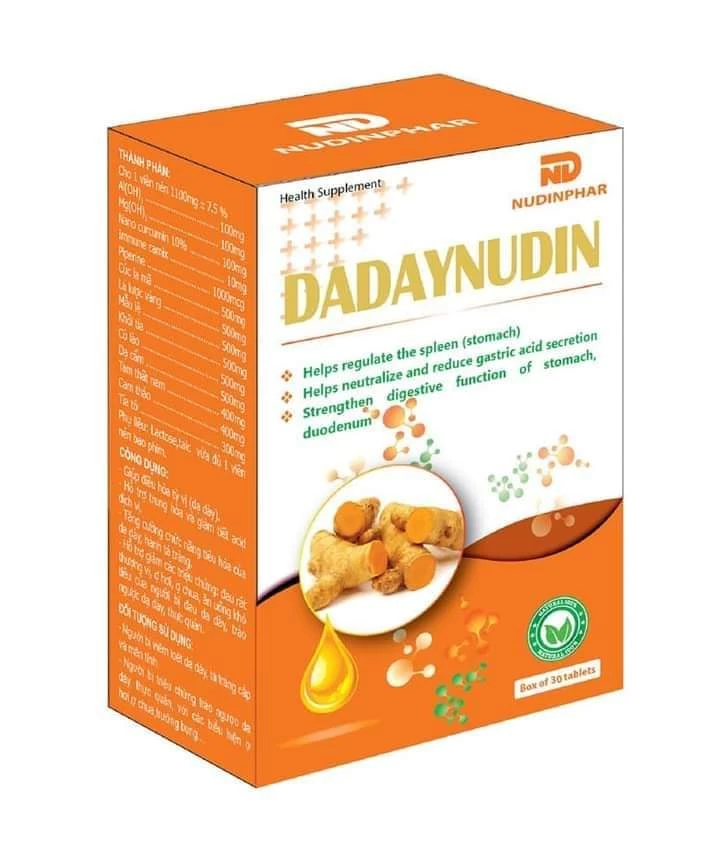 Dadaynudin Nudinphar (Hộp 1 lọ x 30 viên)